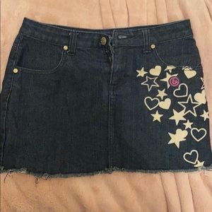 Dark Denim Girl’s Skirt